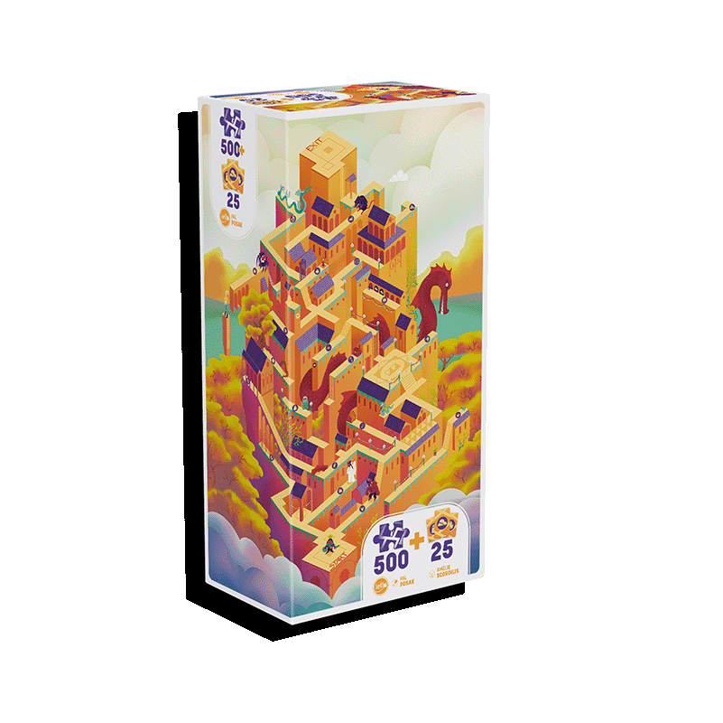 mancalamaro-tokaido-puzzle-play-donjon-chateau-500-pi-ces image 1