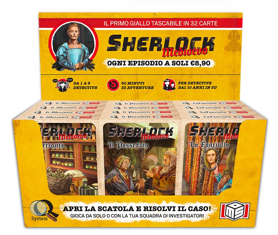 ms-edizioni-sherlock-medioevo-jeu-de-cartes-enqu-te image 2