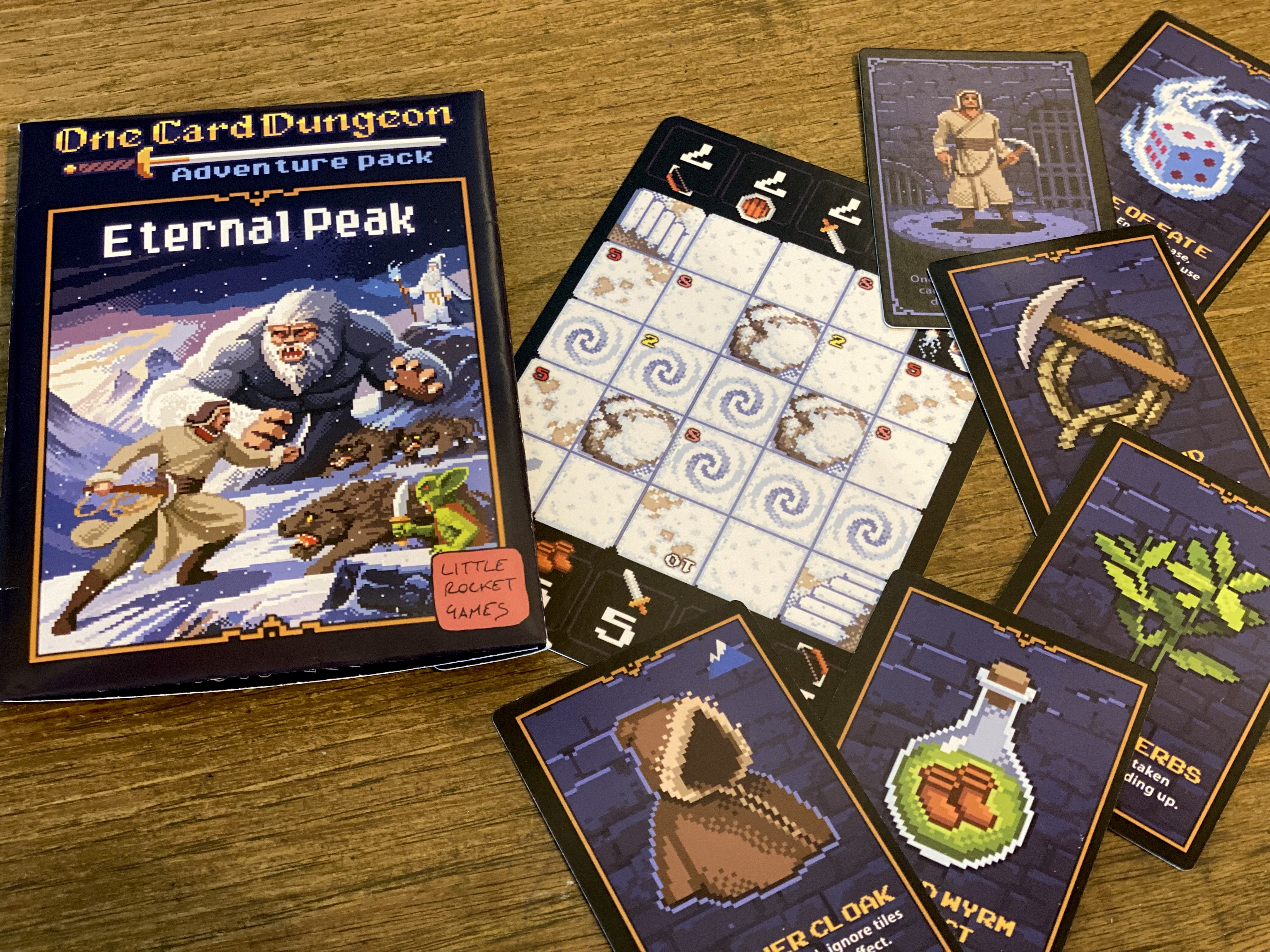 little-rocket-one-card-dungeon-eternal-peak-extension-jeu-solo image 2