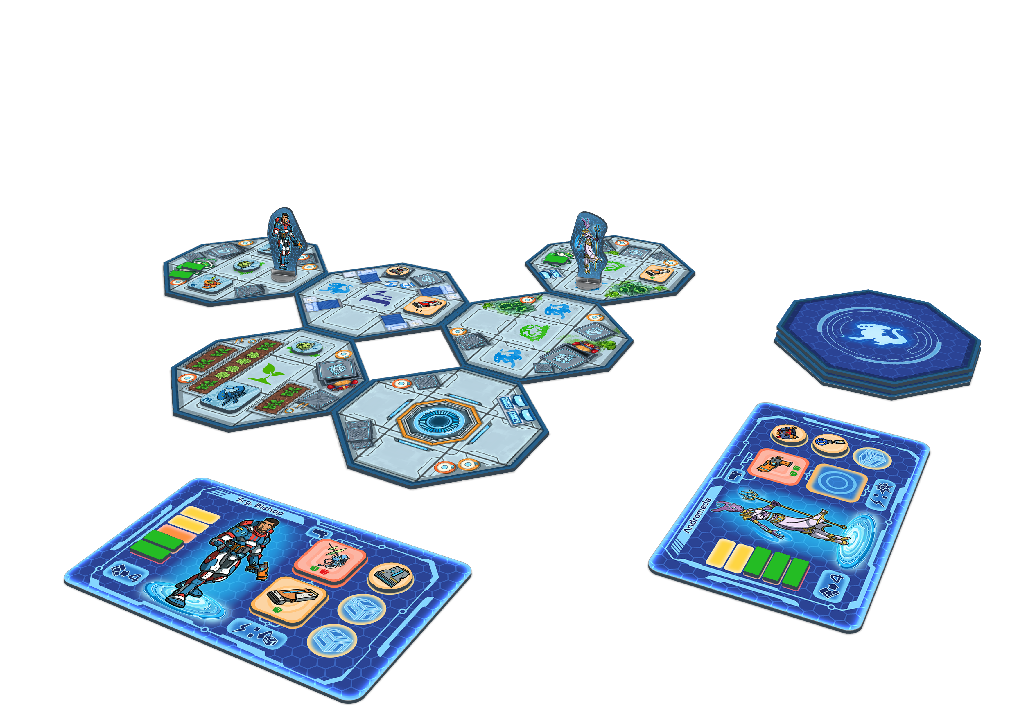 little-rocket-games-blue-collection-tethys-space-dungeon-jeu-coop-ratif image 2