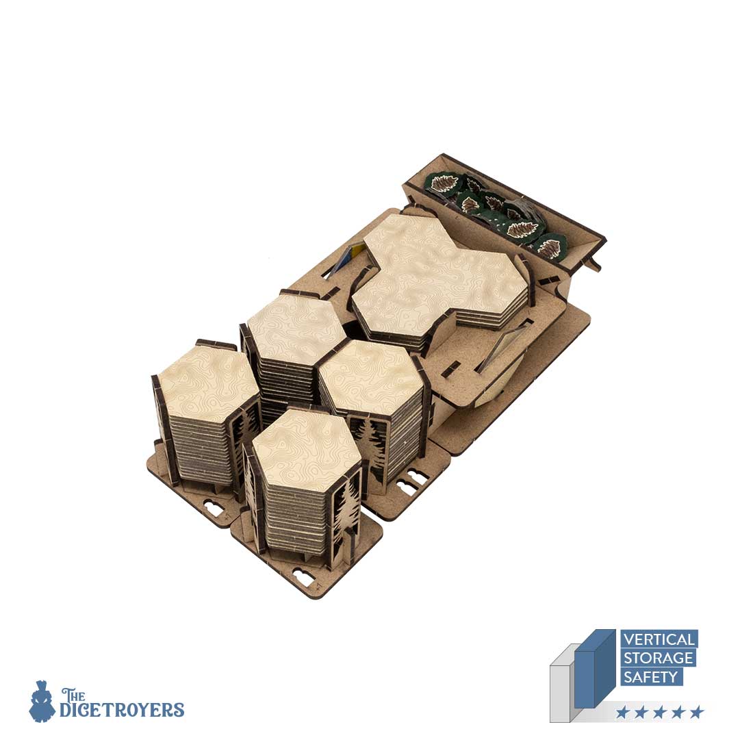 little-rocket-games-blue-collection-cascadia-organizer-rangement image 1