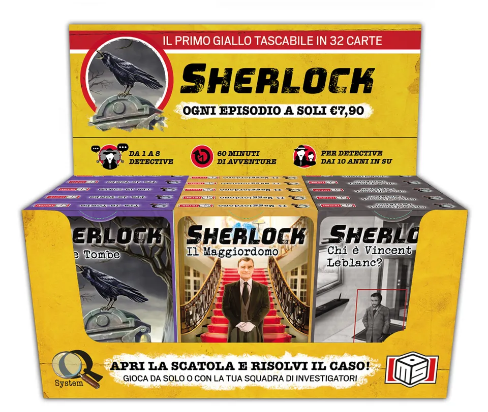 ms-edizioni-sherlock-s-rie-3-jeu-de-cartes-d-duction-q-system image 1