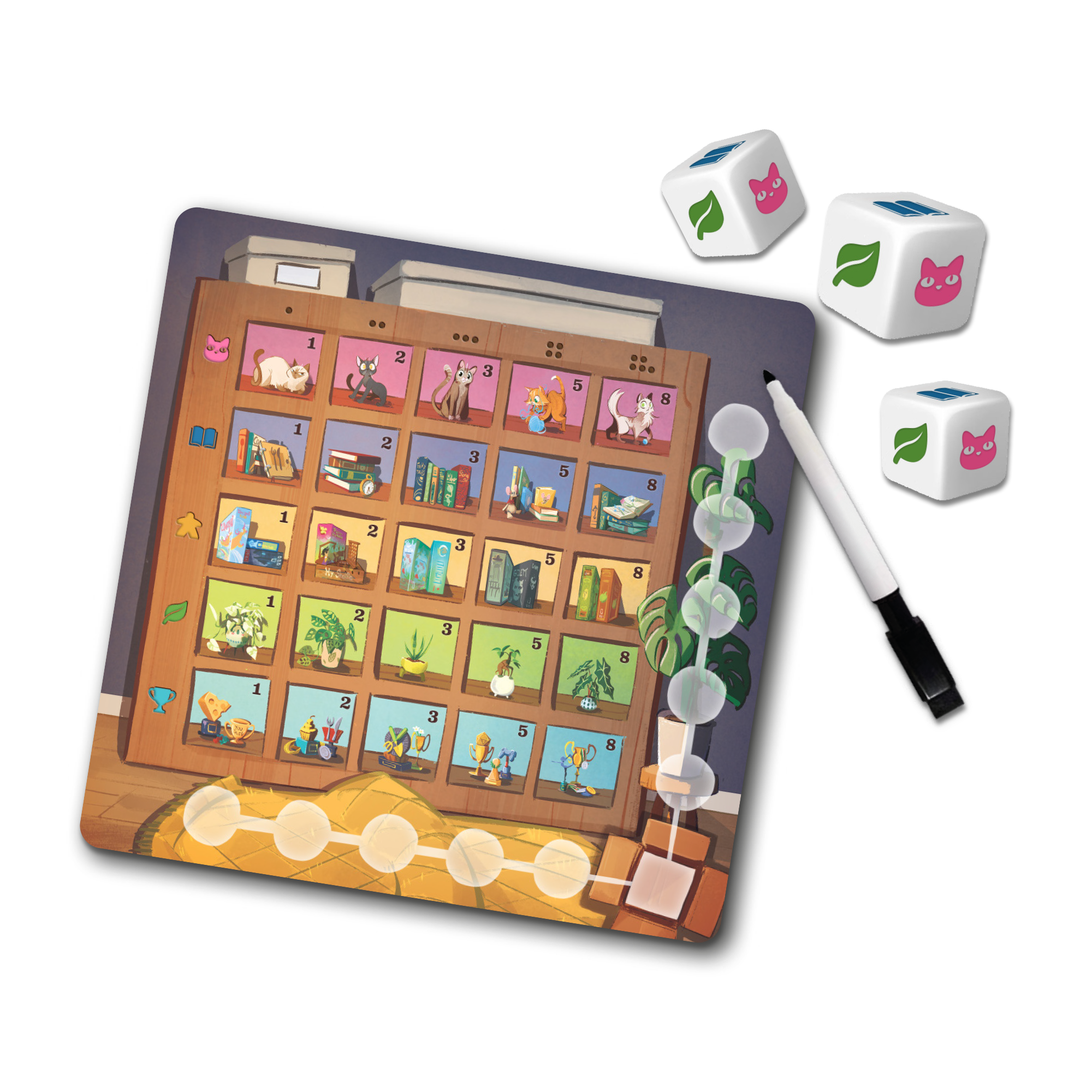 cranio-creations-my-shelfie-the-dice-game-jeu-de-d-s-famille image 2