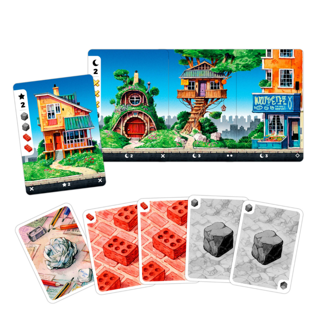 little-rocket-games-blue-collection-barrio-jeu-cartes-maisons-1-4 image 3