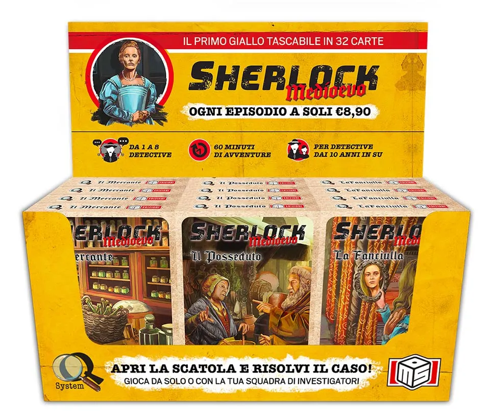 ms-edizioni-sherlock-medioevo-jeu-de-cartes-enqu-te image 1