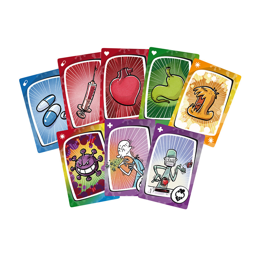 mancalamaro-unmatched-virus-jeu-de-cartes-2-6-joueurs-organes image 2