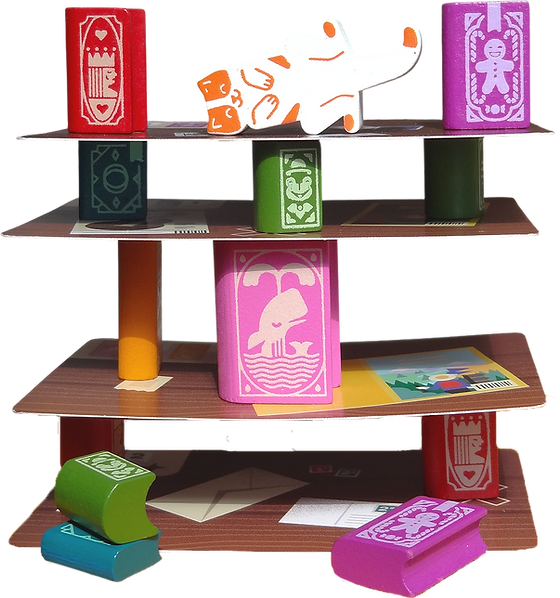 little-rocket-games-blue-collection-bookshelf-jeu-coop-ratif-livres-1-6 image 2
