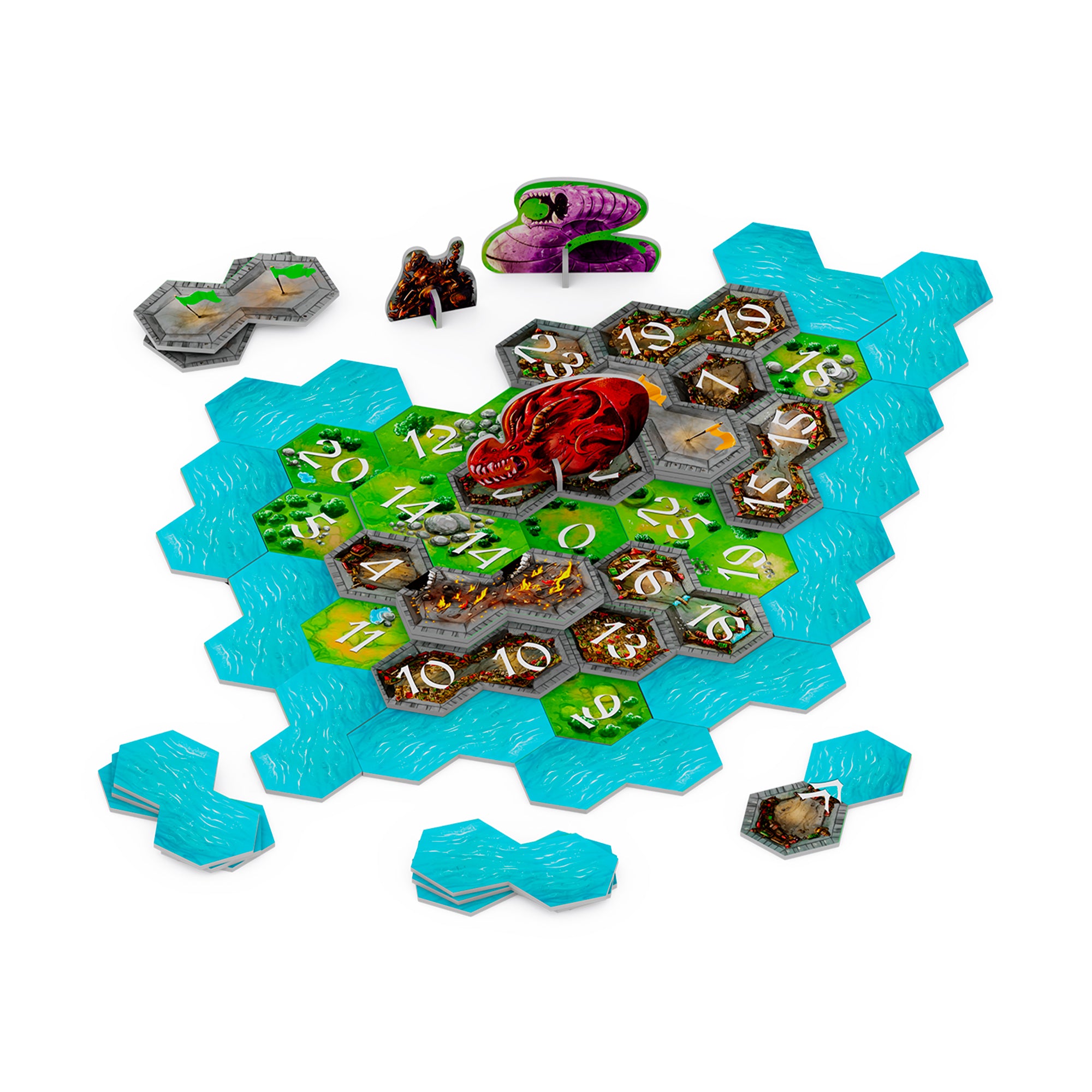 mancalamaro-unmatched-of-soil-and-stones-jeu-tuiles-1-4-joueurs image 2