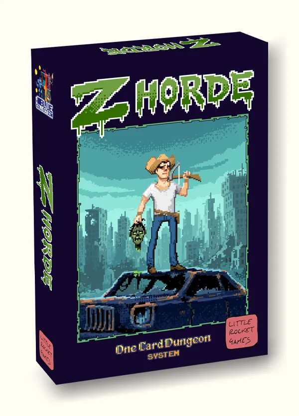 little-rocket-blue-collection-z-horde-jeu-solo-survie-zombie image 1